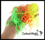 1 Pack of 3 Ramen Stretchy Noodle Strings Fidget Toy -