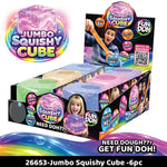 Fun Doh JUMBO Squishy Cube | Viral Assortment - 6/Display: Wholesale Price