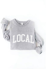 LOCAL graphic sweatshirt: VINTAGE WHITE LONG SLEEVE / S