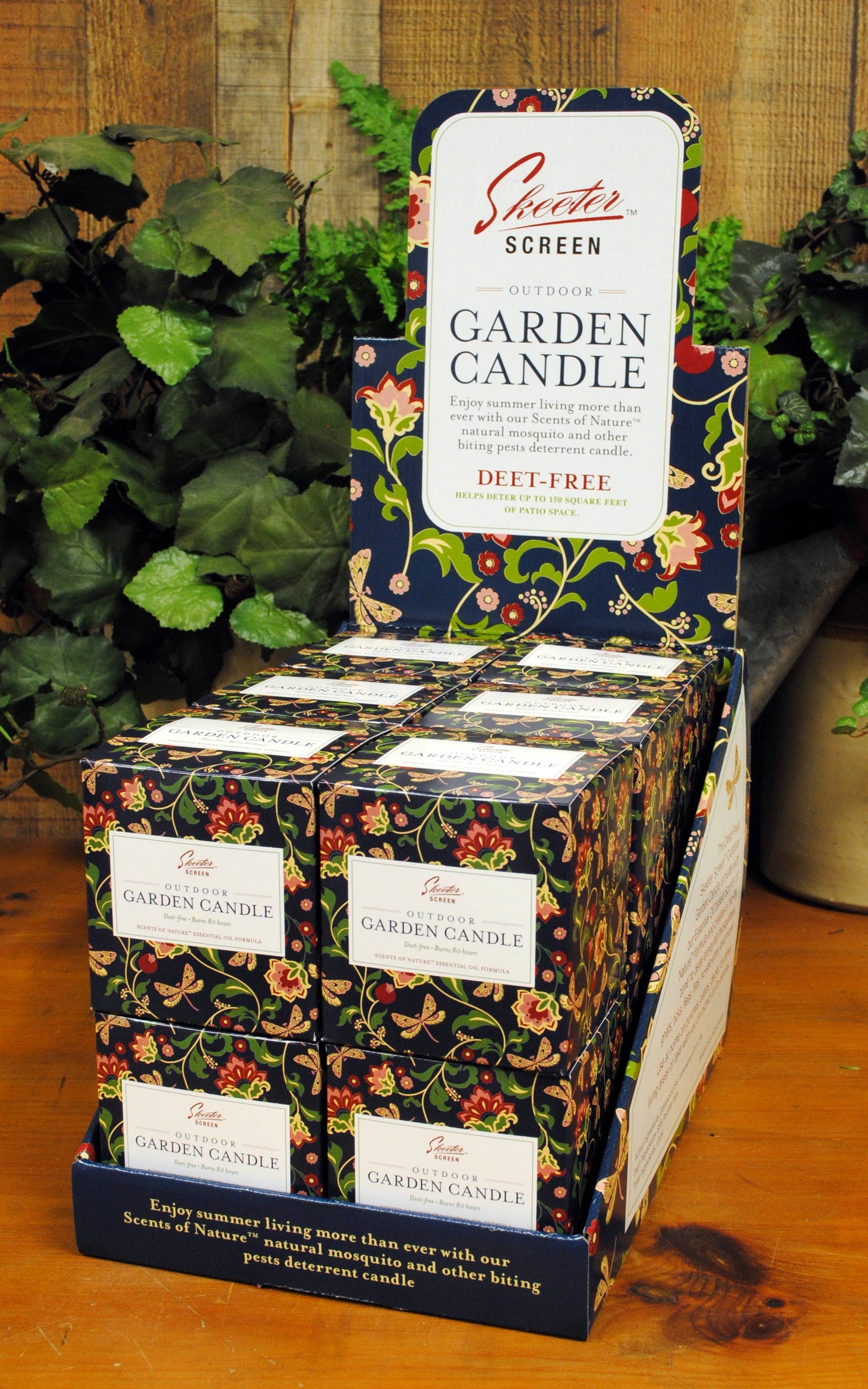 Skeeter Screen Garden Candle Pop