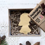 Gold Halo Praying Angel Ornament