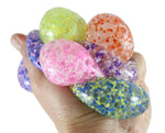 Assorted Mini Stress Balls - 5 Different Styles  - Doh, Glow