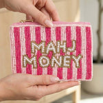 Mahj Money Beaded Coin Purse