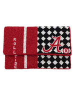 Roll Tide Mini Beaded Crossbody