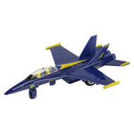 6.5" Diecast Pull Back F-18 Blue Angel