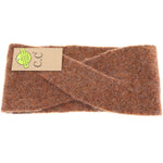 CC Soft Crossed Eco-Friendly Fashion Headband: Clay