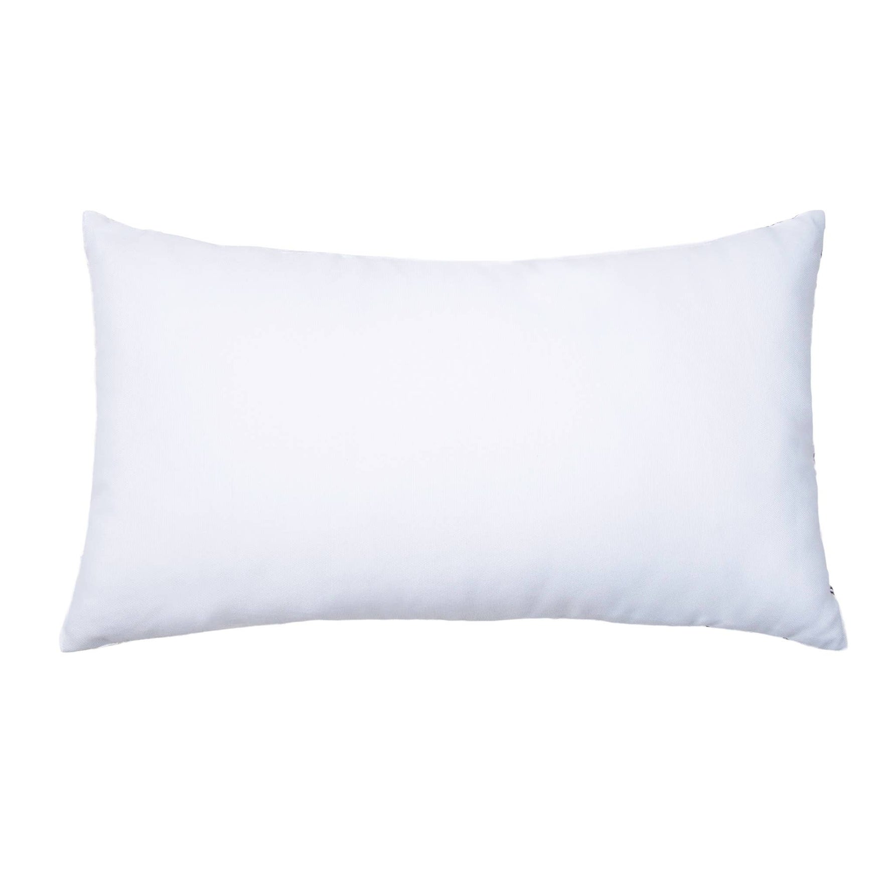 Genevieve 12X22" Handwoven Striped In/Outdoor Throw Pillow: Blue