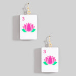 Assorted Mahjong Tile Acrylic Earrings