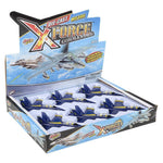 6.5" Diecast Pull Back F-18 Blue Angel