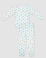Kid's Love Blooms Here Long Sleeve Pajamas   White/Multi   Set of 2   -Asst.: 4T