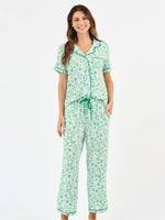 Women's Charlotte Pants Set | Laurel Blooms Light Blue: XS