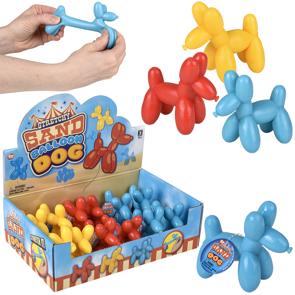 3.5" STRETCHY AND SAND BALLOON DOG