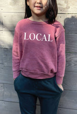 LOCAL Toddler Mineral Graphic Sweatshirt: WHITE DOVE / 4T