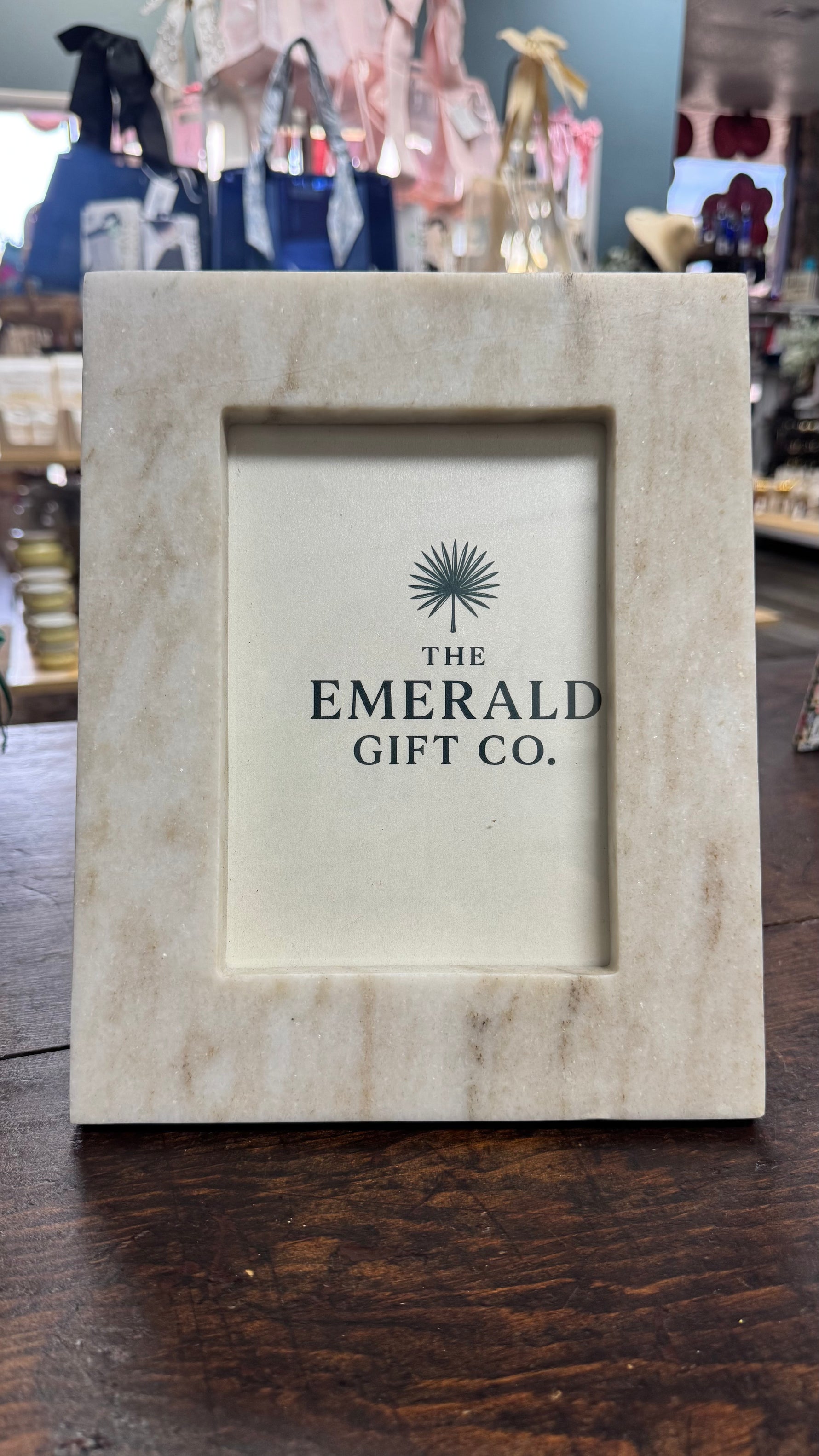 Marble Photo Frame   Taupe   5x7