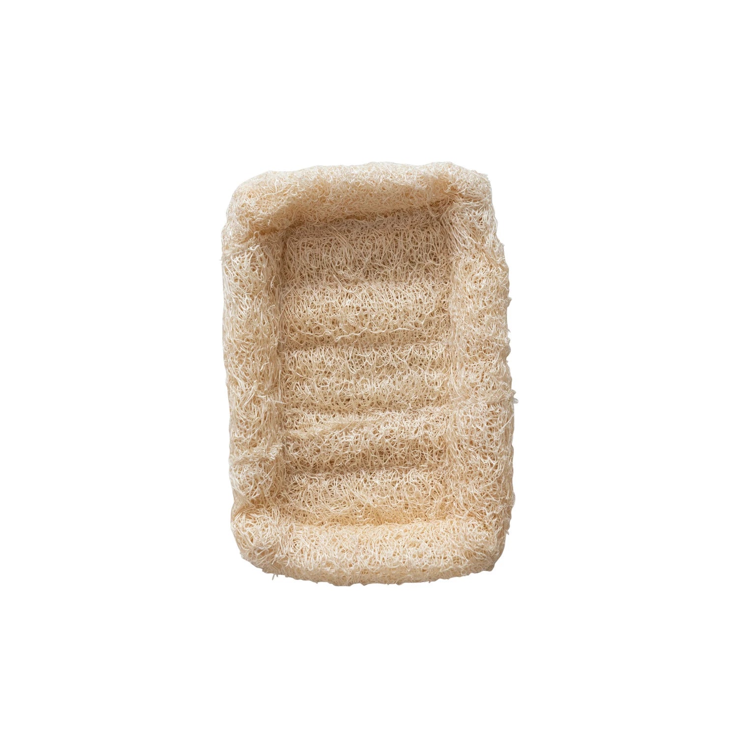 CREATIVE CO-OP Loofah Container, Natural