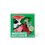 Melissa & Doug Wooden Animal Matching Farm