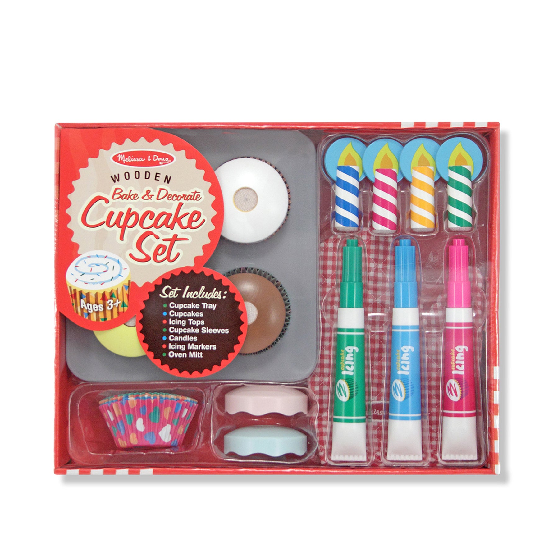 Melissa & Doug Bake & Decorate Cupcake Set