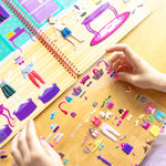 Melissa & Doug Deluxe Puffy Sticker Album - Day of Glamour