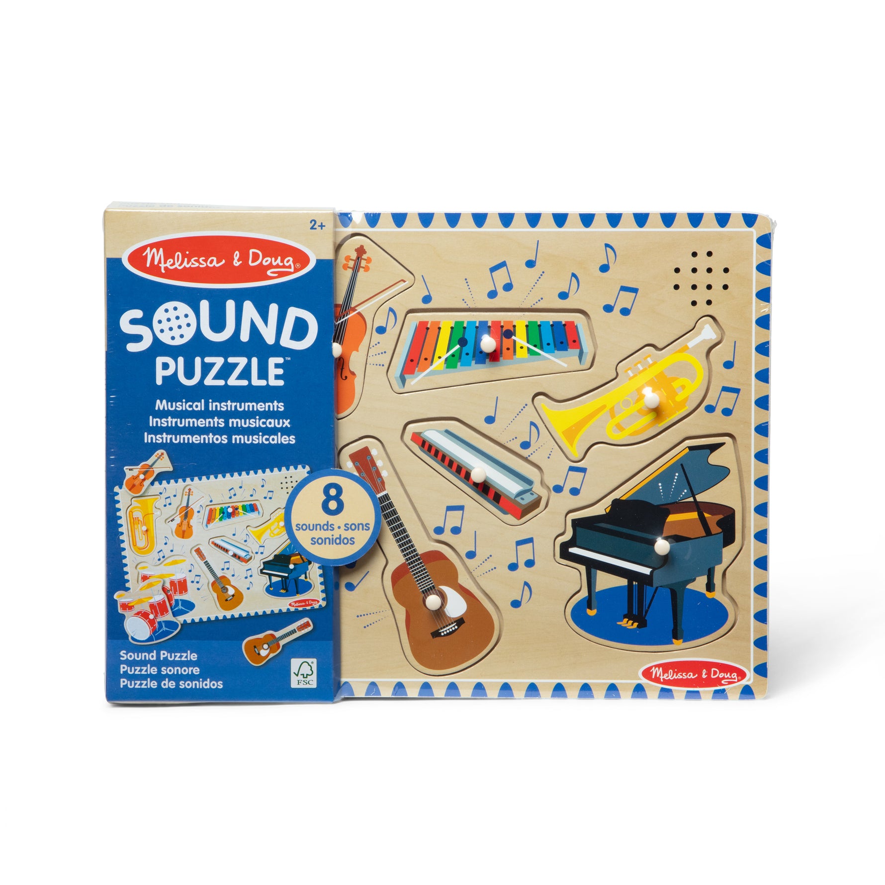 Melissa & Doug Musical Instruments Sound Puzzle