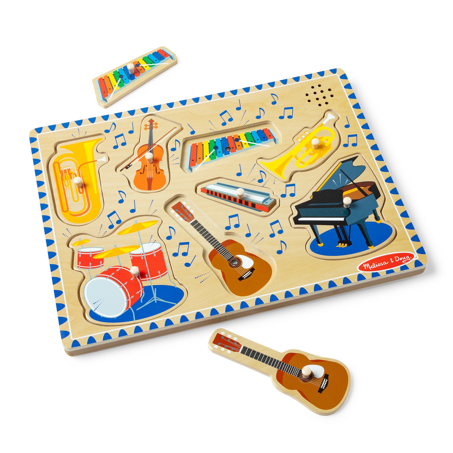 Melissa & Doug Musical Instruments Sound Puzzle