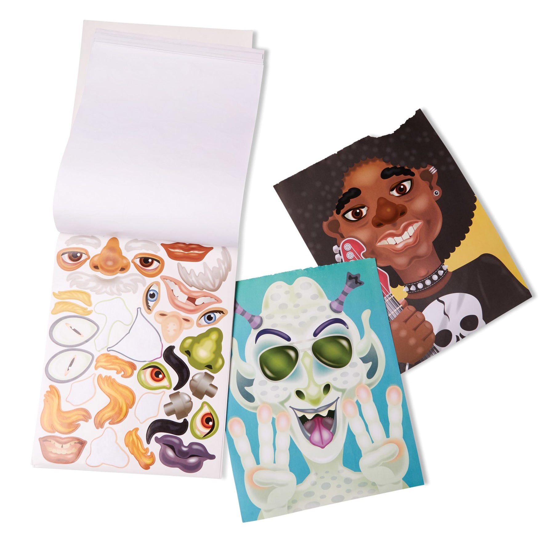 Melissa & Doug Make-a-Face Crazy Characters Stickers Pad