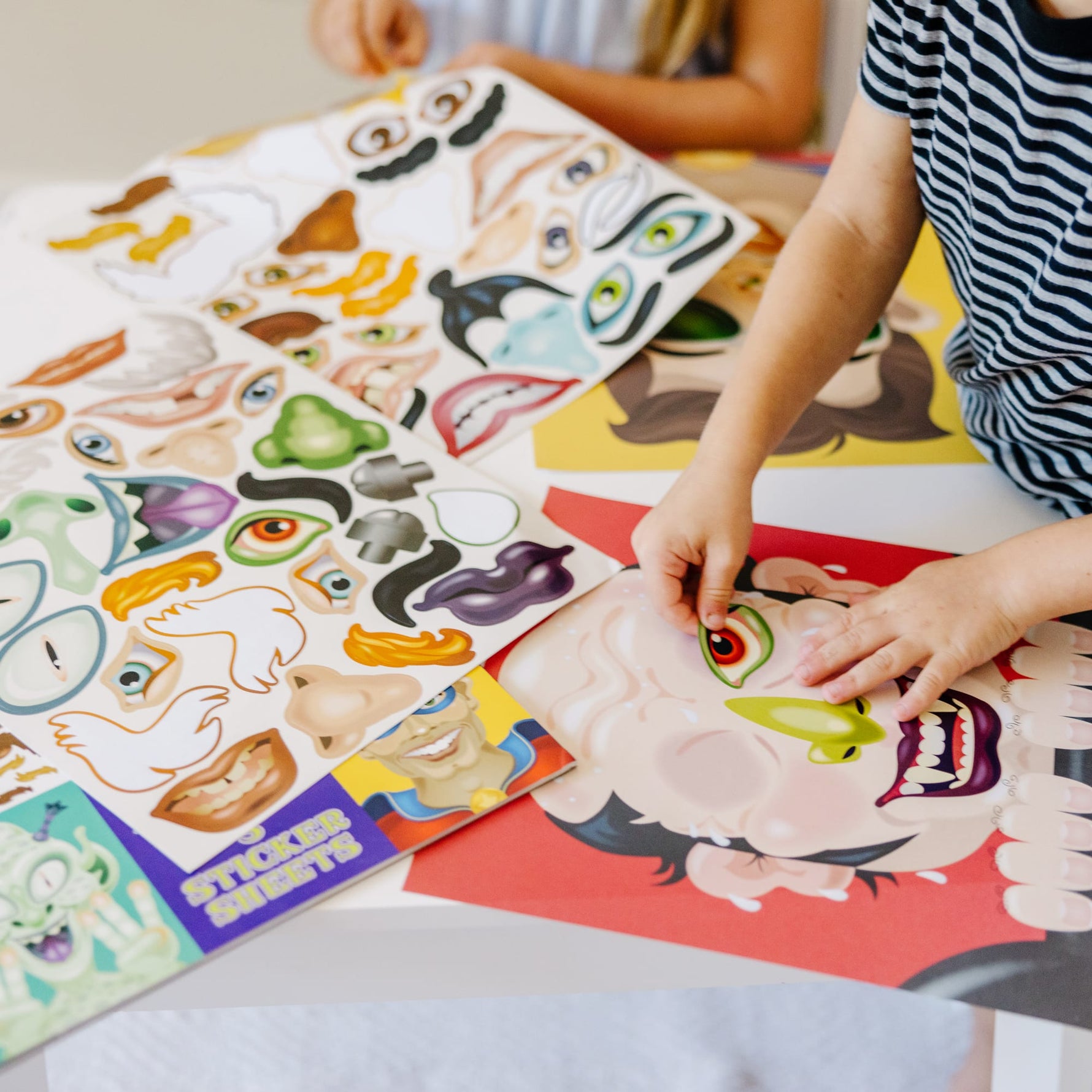 Melissa & Doug Make-a-Face Crazy Characters Stickers Pad