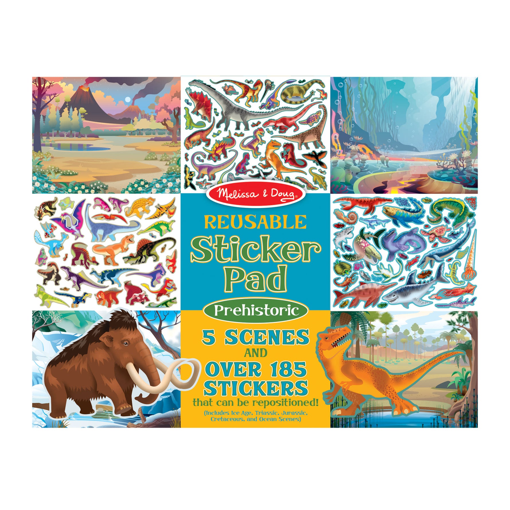 Melissa & Doug  Reusable Sticker Pad - Prehistoric