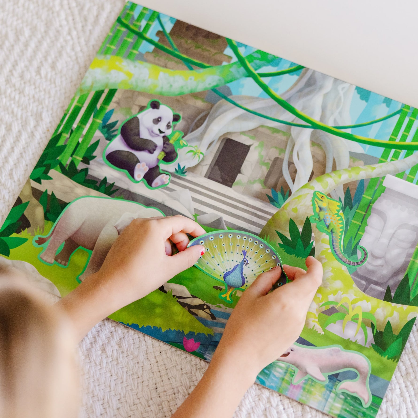 Melissa & Doug Reusable Sticker Pad - Jungle & Savanna