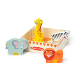 Melissa & Doug Wooden Animal Matching Safari