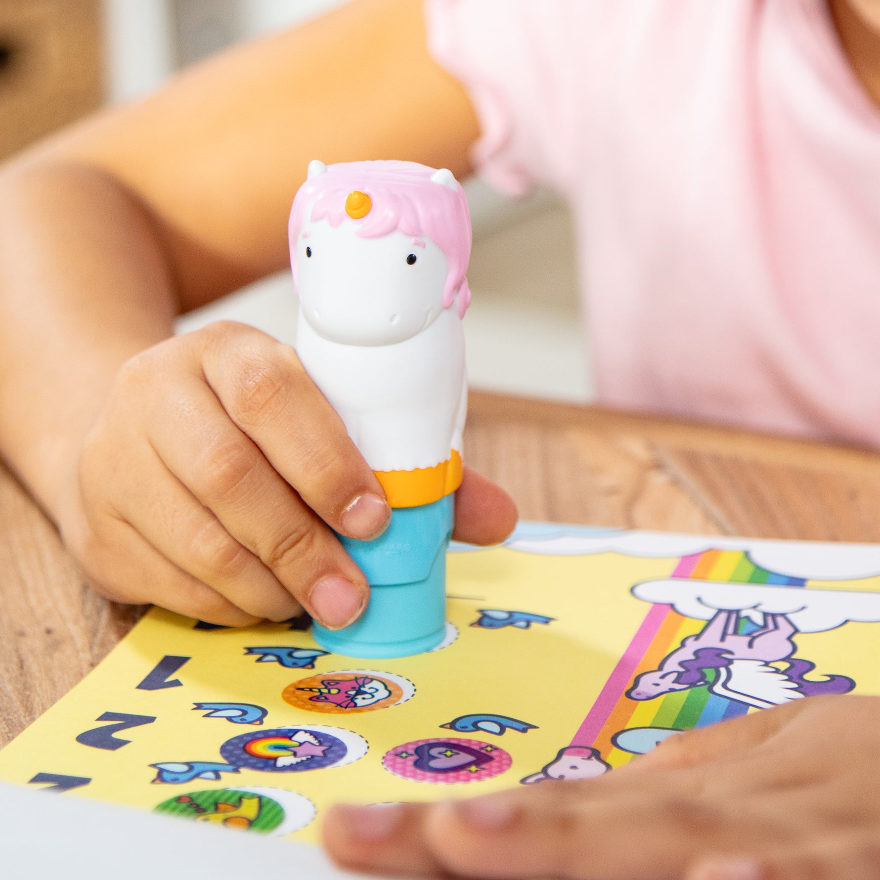 Melissa & Doug Sticker WOW! Activity Pad & Sticker Stamper - Unicorn