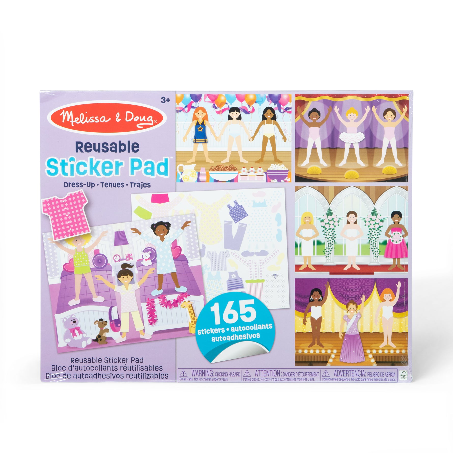 Melissa & Doug Reusable Sticker Pad - Dress-Up