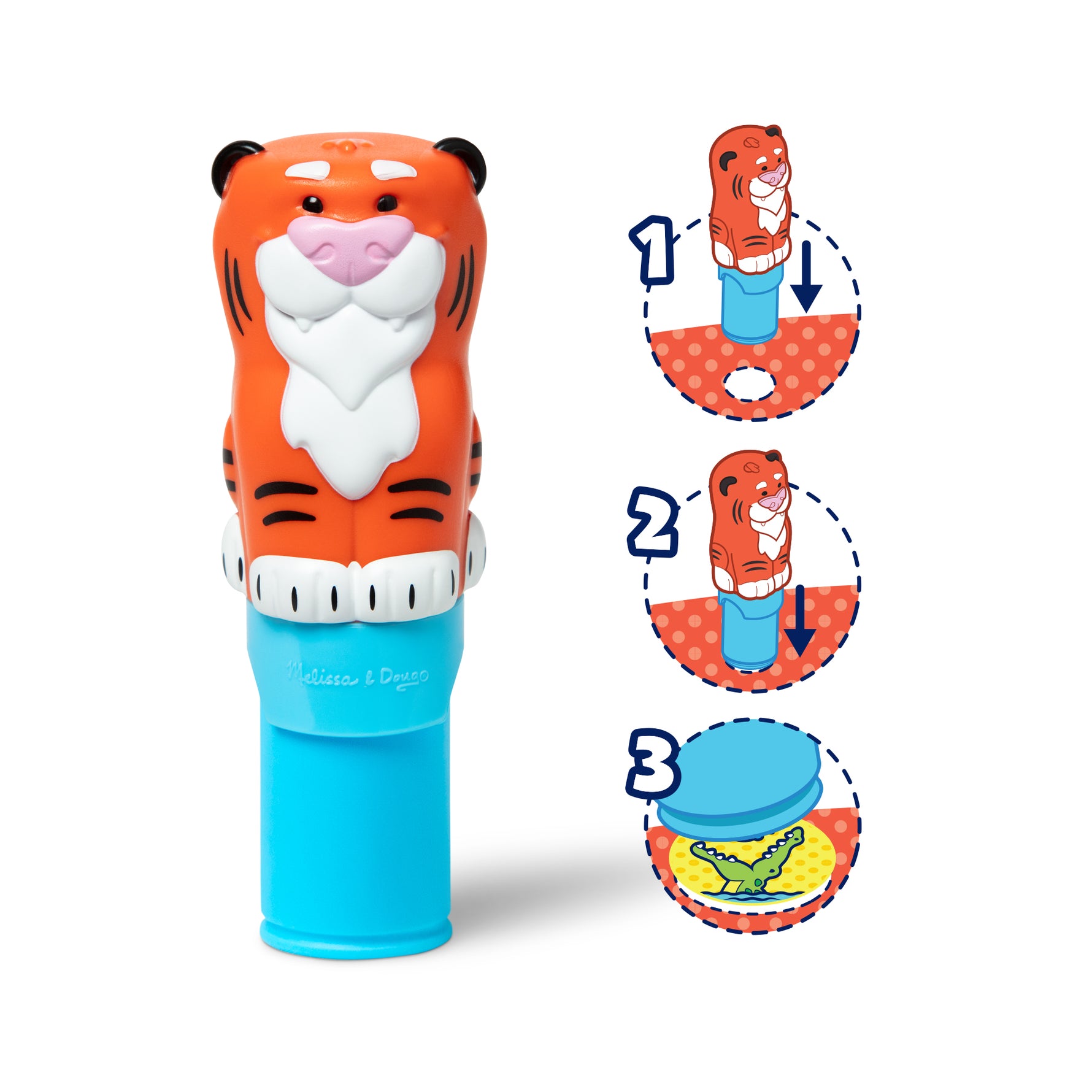 Melissa & Doug Sticker WOW! Activity Pad & Sticker Stamper - Tiger