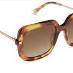 DIFF sandra brown fleur + brown gradient polarized