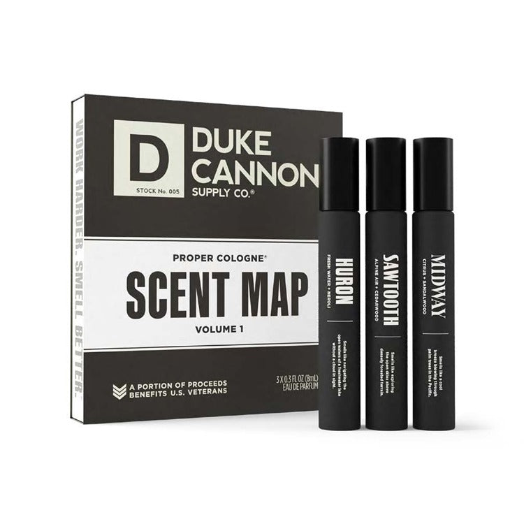 Duke Cannon Proper Cologne® Scent Map