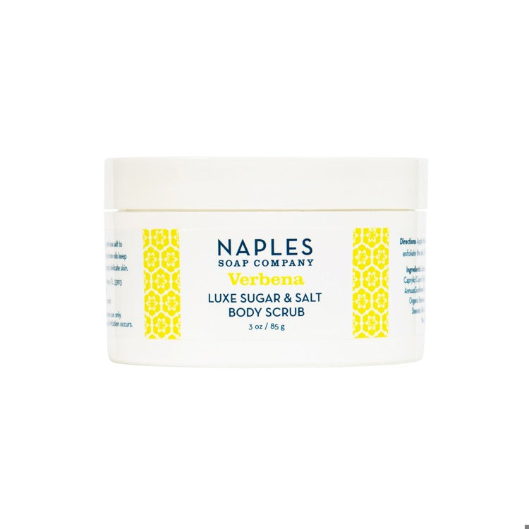 NAPLES SOAP COMPANY Luxe Verbena Sugar and Salt Scrub 3 oz